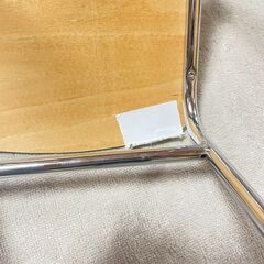 円弧型テーブル　幼児の学習など　小型椅子2個つきの画像