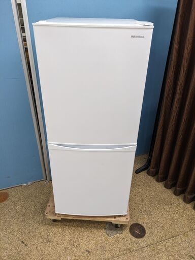 IRIS OHYAMA アイリスオーヤマ 2ドア冷凍冷蔵庫 142L 2019年製 IRSD-14A-W たっぷり収納 ホワイト
