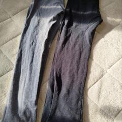 110cm　UNIQLO　ユニクロ　レギンス　2枚セット　黒　グレー