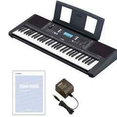 電子ピアノPSR-E373ヤマハペダル付きシンセサイザーの画像
