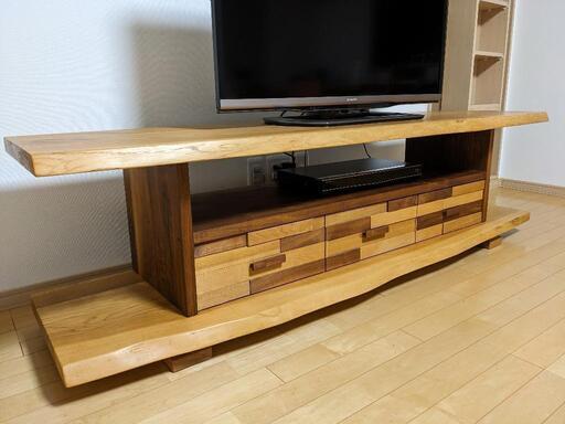 老舗店で購入　テレビボード　液晶テレビ\u0026ブルーレイレコーダー付