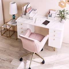 Francfranc 女優ミラー付き コスメデスク ドレッサー