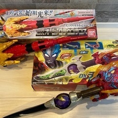 ウルトラマン キングオージャー DXオージャクロウンランス＆DXチルソファードランサー2個セットの画像