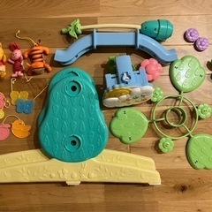 【箱・説明書付】くまのプーさん えらべる回転 6WAYジムにへんしんメリー の画像