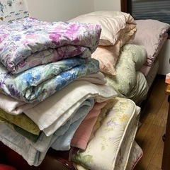 寝具　たくさん　全部決まりました