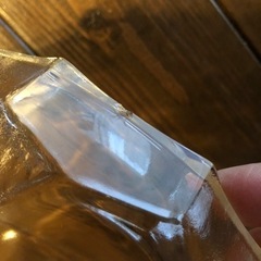 45.石畳のような大きめガラス皿（カケがあったためお値下げしました）の画像