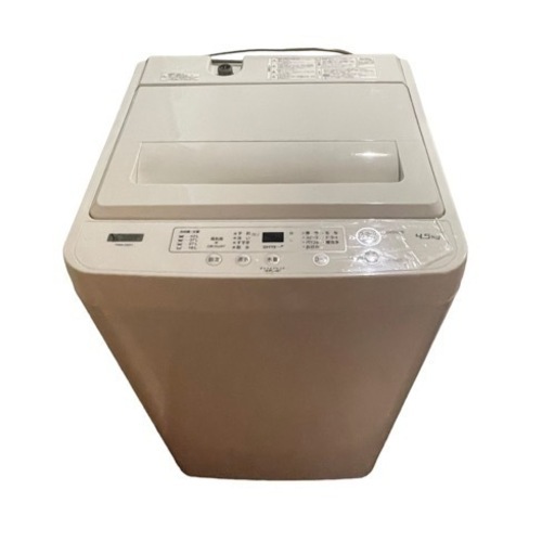 ジ0204-34ヤマダ電機　ヤマダセレクト　洗濯機　2021年製　YWM-T45H1　4.5kg リユース品