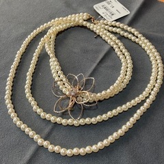 新品未使用品❗️タグ付き　パールネックレス　入学、卒業、結婚式、普段使いに😊の画像