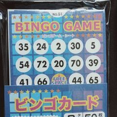 【新品】ビンゴカードとのりものシールの画像