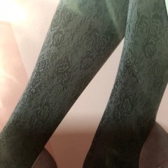 グンゼ　タイツ　ストッキング　柄ありの画像