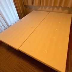 【取引中】ハイローベッド すのこベッド 足つき ベッド ブラウン...