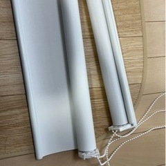 ロールカーテン2個セット45cm×135cm遮光、4ヶ月使用