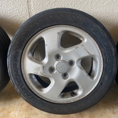 【売れました】FINALIST 595 EVO 165/55R14 72V 4本セット（2本はホイール付き）　14インチ タイヤ ホイールの画像