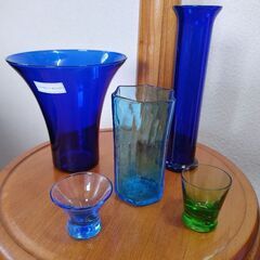 グラス 、おちょこ 2個　 花瓶　 一輪挿し お買い得です