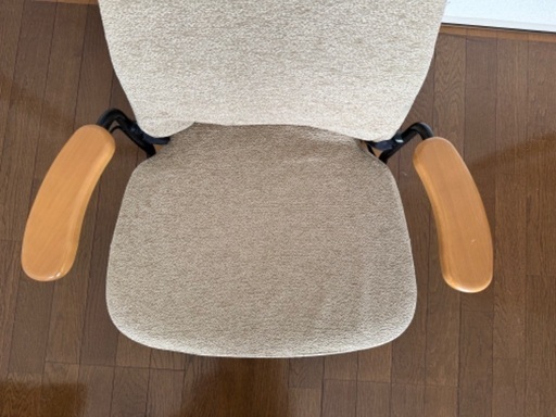 快適！通販生活 ゆり座 ロッキングチェア リクラニング 座椅子 W660×D680×H920mm 【中古】