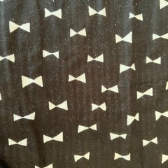 （値下げ）ハギレのガーゼ生地のリボン柄２枚セット　