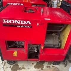 HONDA 発電機 EX4000 引き取り限定の画像