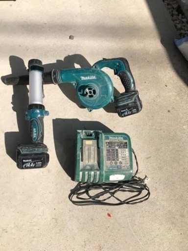 ブロアー　LEDライト　充電器セット