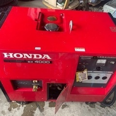 HONDA 発電機 EX4000 引き取り限定の画像