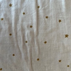 （値下げ）ガーゼ生地の星柄２枚セットの画像
