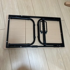 【高さ2段階調節×多機能でどこでも快適環境】 折りたたみアジャストローデスクの画像