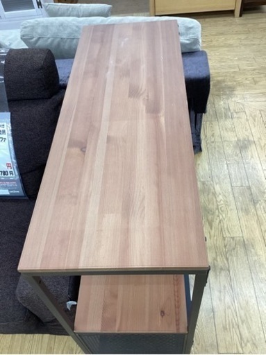 KB-12【新入荷　リサイクル品】IKEA フィエルボ　キャビネット　スチール×無垢材