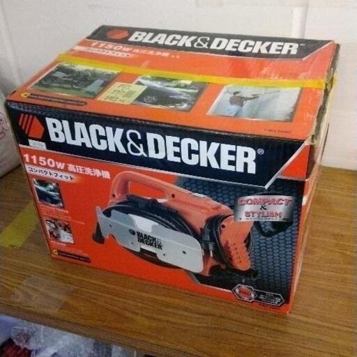 0204-039 BLACK\u0026DECKER　高圧洗浄機