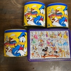 ディズニーのお菓子の空き缶