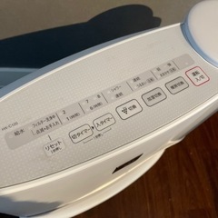 SHARP加湿セラミックファンヒーターHX-C120-Wの画像