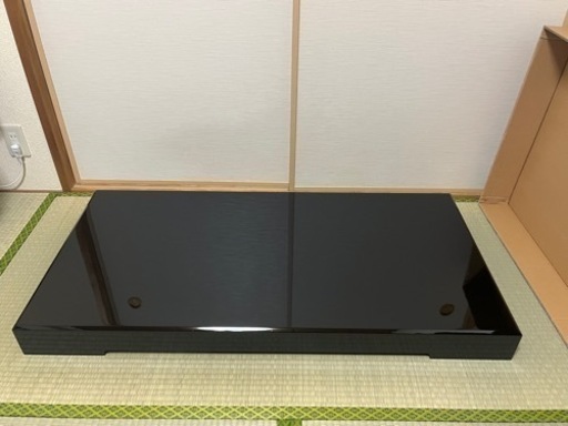《美品 》三月飾台　黒塗　