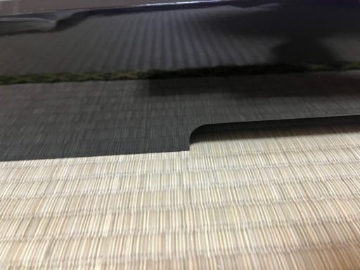 《美品 》三月飾台　黒塗　