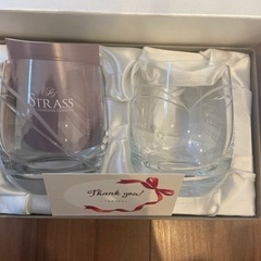 ストラス with SWAROVSKI ELEMENTS ペアグラスの画像