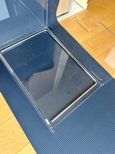 値下げしました！ペットのトイレ　アクリルトイレ　足上げわんちゃん