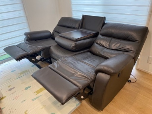 ニトリ　電動リクライニングソファー