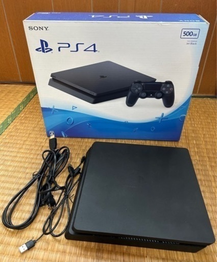 値下げ:ps4本体:コントローラー×2:ソフト×4個付き