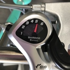 自転車新車下ろし6段ギヤSHIMANO部品使用の画像