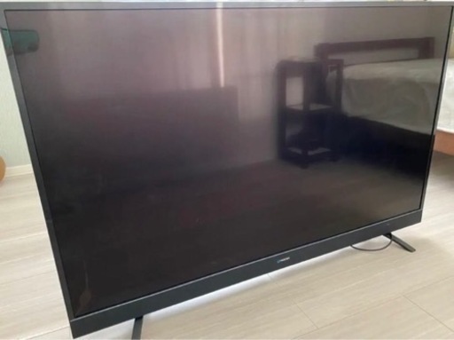 (済)555V型 液晶テレビ　ジャンク品(画面割)　地上・BS・110度CSデジタル4K対応