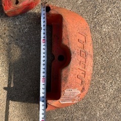 クボタ 耕運機用 ウエイト 重り 約12kg  部品 パーツ 中古品の画像
