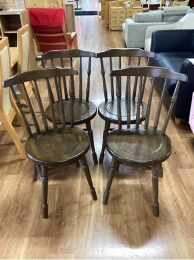 椅子4脚セット【町田市再生家具】232746