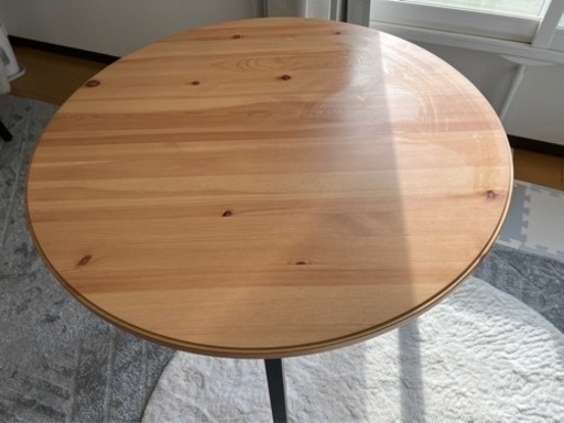 IKEA 丸テーブル ダイニングテーブル 椅子 セット
