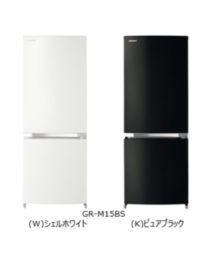 TOSHIBA冷蔵庫GR-M15BS(K)