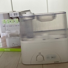 ハイブリッド式加湿器 UHM-450D-C クリア　アイリスオーヤマ