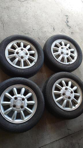 【売約済み】ラパン純正アルミホイール&夏タイヤセット