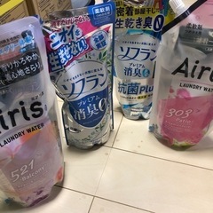 柔軟剤　各種七点の画像