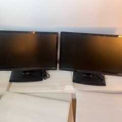I .O DATA製23.6inchモニター2台　事務所にも