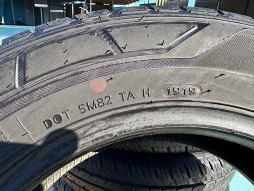 Hankook vantra 155/80R14LT  タイヤセット　トラック　2019年製　山あり