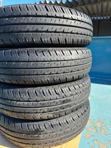 Hankook vantra 155/80R14LT  タイヤセット　トラック　2019年製　山あり