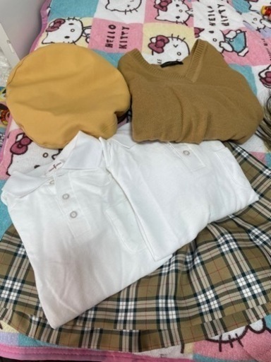 まことなるたき子供園制服、女の子、