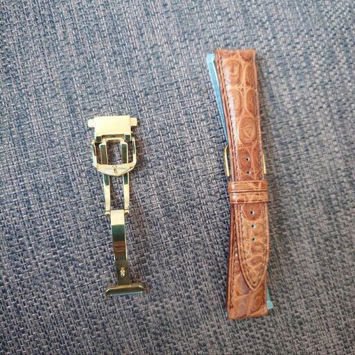 バンビ 腕時計ベルト ワニ革(クロコダイル)