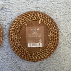 コースター二枚セットの画像